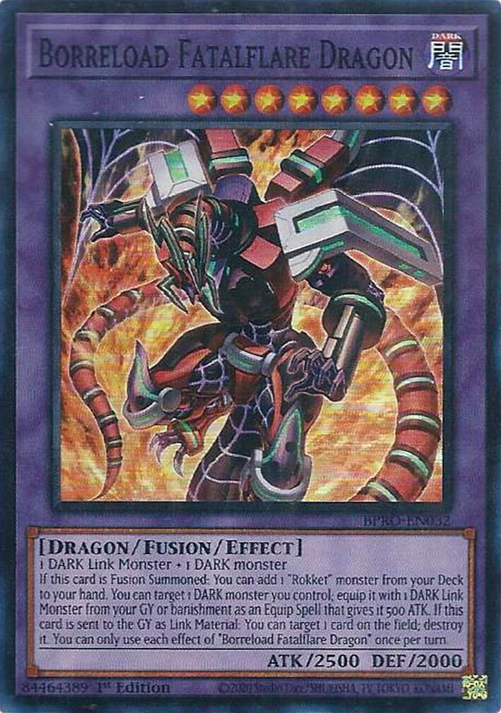 Borreload Fatalflare Dragon [BPRO-EN032] Super Rare | Black Swamp Games