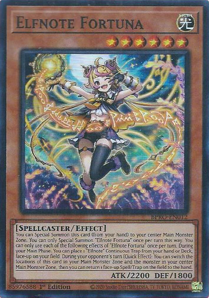 Elfnote Fortuna [BPRO-EN012] Super Rare | Black Swamp Games