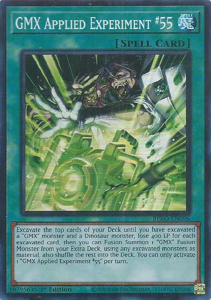 GMX Applied Experiment #55 [BPRO-EN096] Super Rare | Black Swamp Games