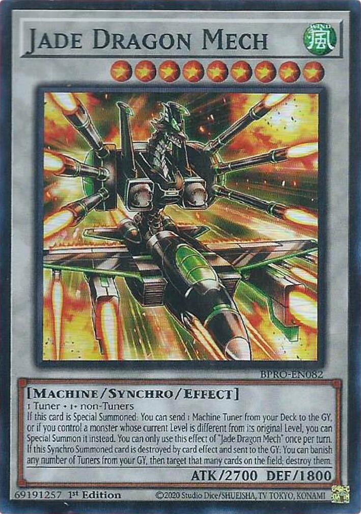 Jade Dragon Mech [BPRO-EN082] Super Rare | Black Swamp Games
