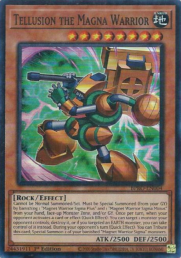 Tellusrion the Magna Warrior [BPRO-EN004] Super Rare | Black Swamp Games
