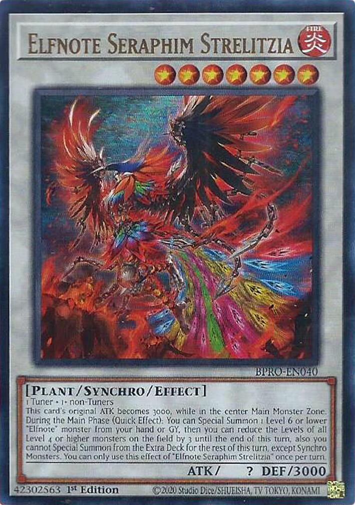 Elfnote Seraphim Strelitzia [BPRO-EN040] Ultra Rare | Black Swamp Games