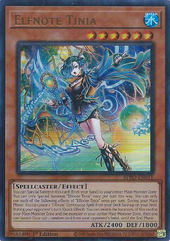 Elfnote Tinia [BPRO-EN011] Ultra Rare | Black Swamp Games