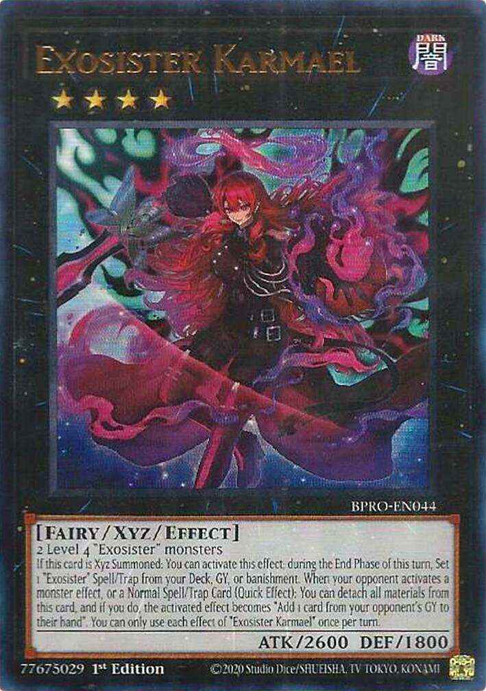 Exosister Karmael [BPRO-EN044] Ultra Rare | Black Swamp Games