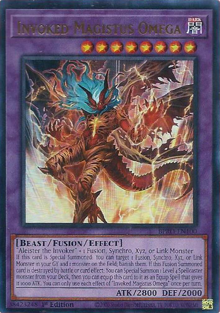 Invoked Magistus Omega [BPRO-EN100] Ultra Rare | Black Swamp Games