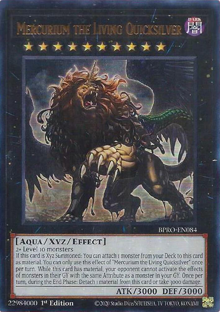 Mercurium the Living Quicksilver [BPRO-EN084] Ultra Rare | Black Swamp Games