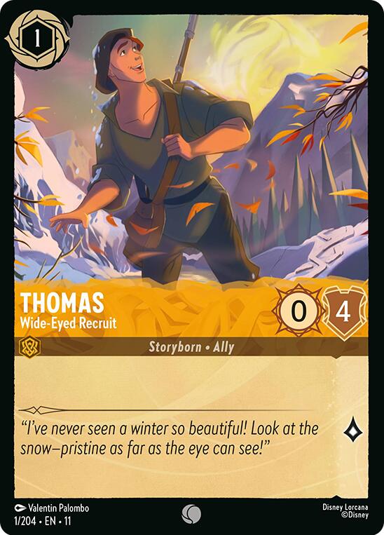 Thomas - Wide-Eyed Recruit (1/204) [Winterspell] | Black Swamp Games