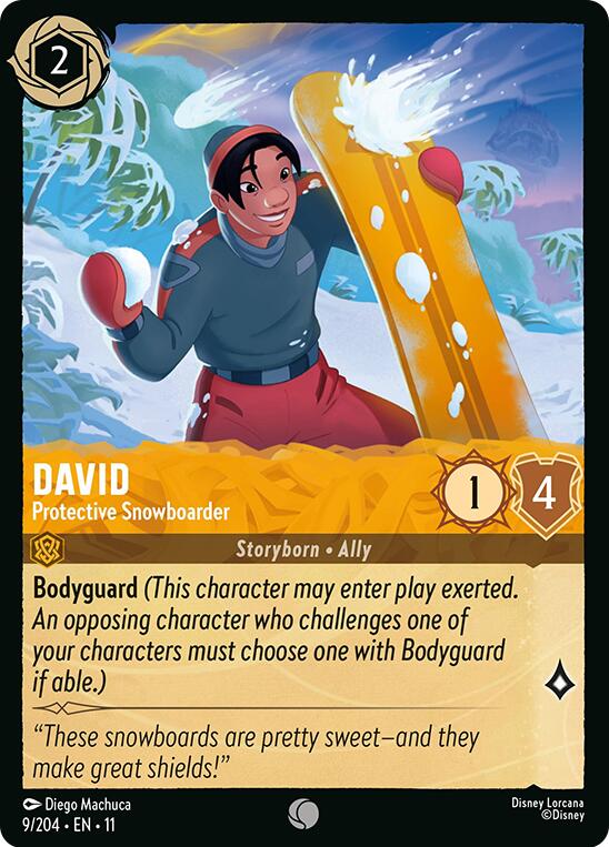 David - Protective Snowboarder (9/204) [Winterspell] | Black Swamp Games