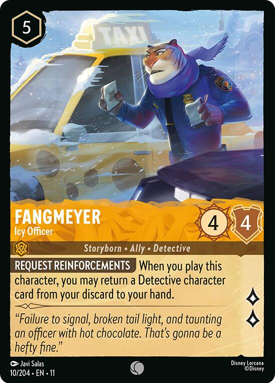 Fangmeyer - Icy Officer (10/204) [Winterspell] | Black Swamp Games