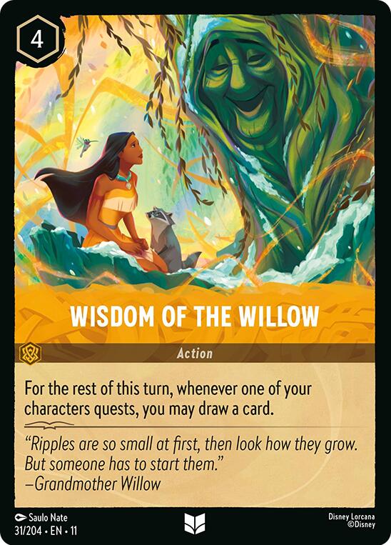 Wisdom of the Willow (31/204) [Winterspell] | Black Swamp Games