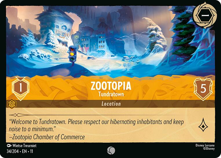 Zootopia - Tundratown (34/204) [Winterspell] | Black Swamp Games