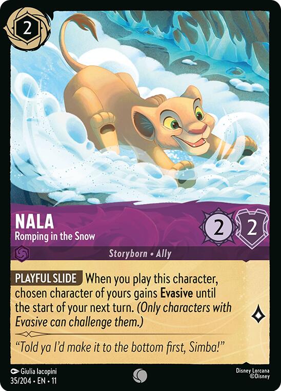 Nala - Romping in the Snow (35/204) [Winterspell] | Black Swamp Games