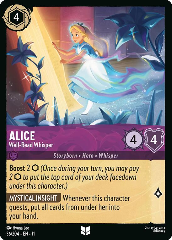 Alice - Well-Read Whisper (36/204) [Winterspell] | Black Swamp Games