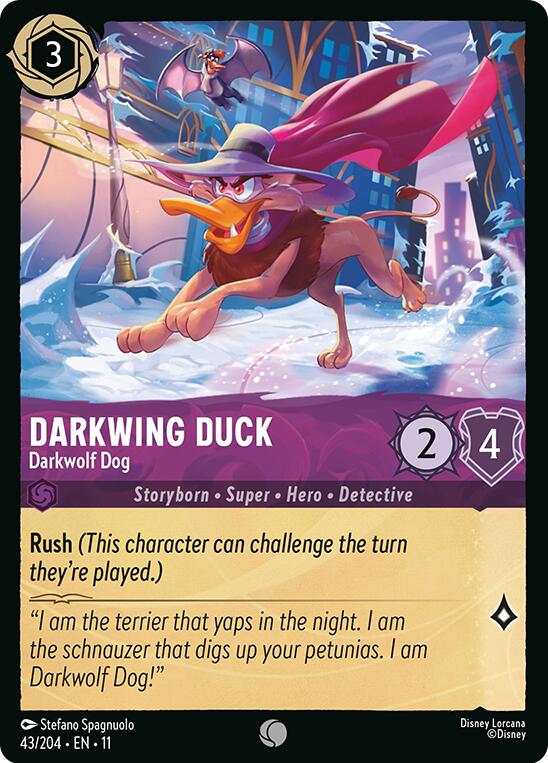 Darkwing Duck - Darkwolf Dog (43/204) [Winterspell] | Black Swamp Games