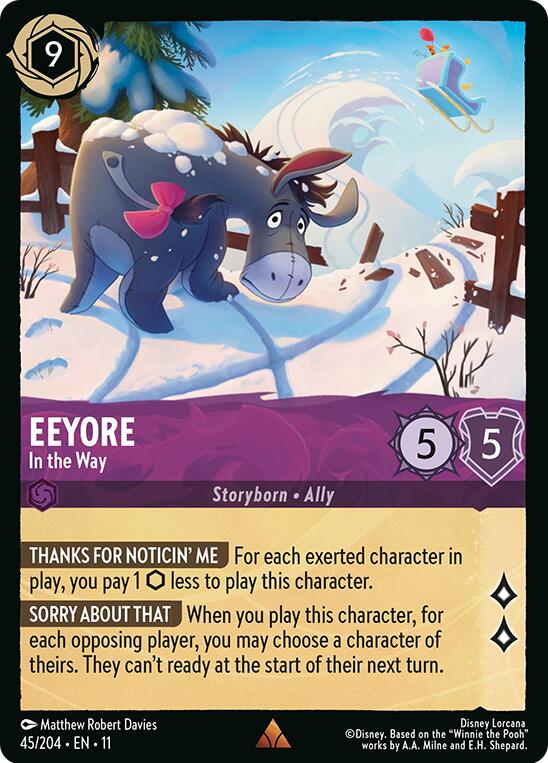 Eeyore - In the Way (45/204) [Winterspell] | Black Swamp Games