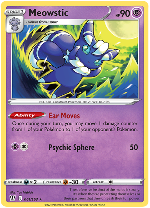 Meowstic (061/163) [Sword & Shield: Battle Styles] | Black Swamp Games