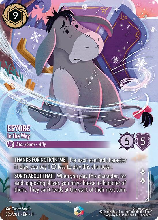 Eeyore - In the Way (Enchanted) (226/204) [Winterspell] | Black Swamp Games