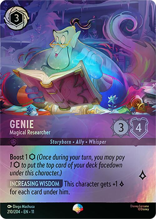 Genie - Magical Researcher (Epic) (210/204) [Winterspell] | Black Swamp Games
