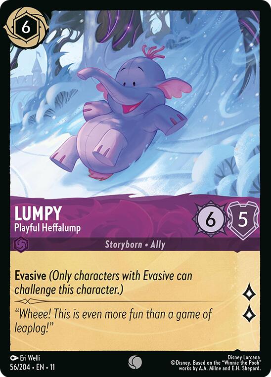 Lumpy - Playful Heffalump (56/204) [Winterspell] | Black Swamp Games