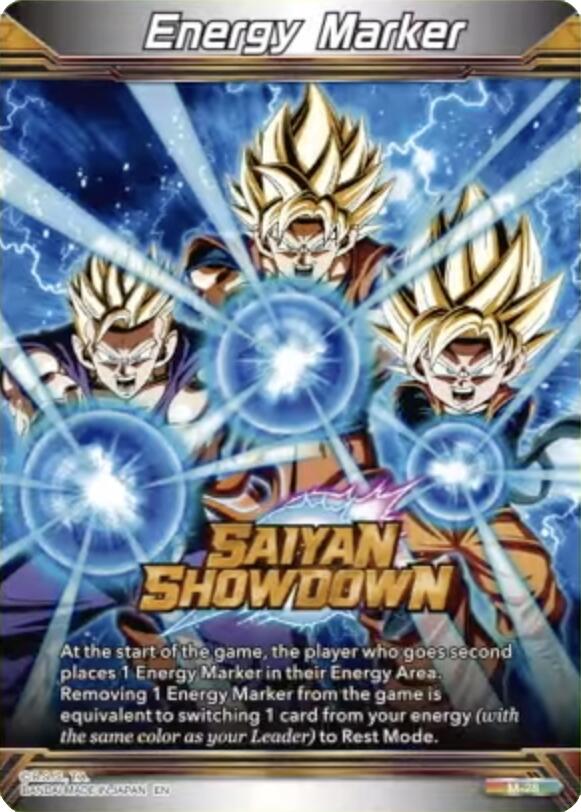 Energy Marker - Saiyan Showdown (M-28) [Fearsome Rivals] | Black Swamp Games