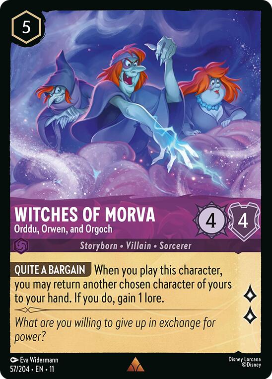 Witches of Morva - Orddu, Orwen, and Orgoch (57/204) [Winterspell] | Black Swamp Games
