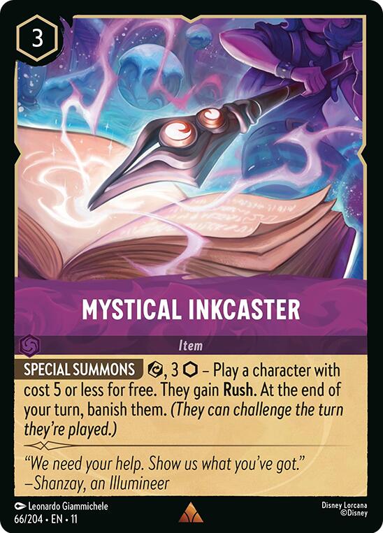 Mystical Inkcaster (66/204) [Winterspell] | Black Swamp Games