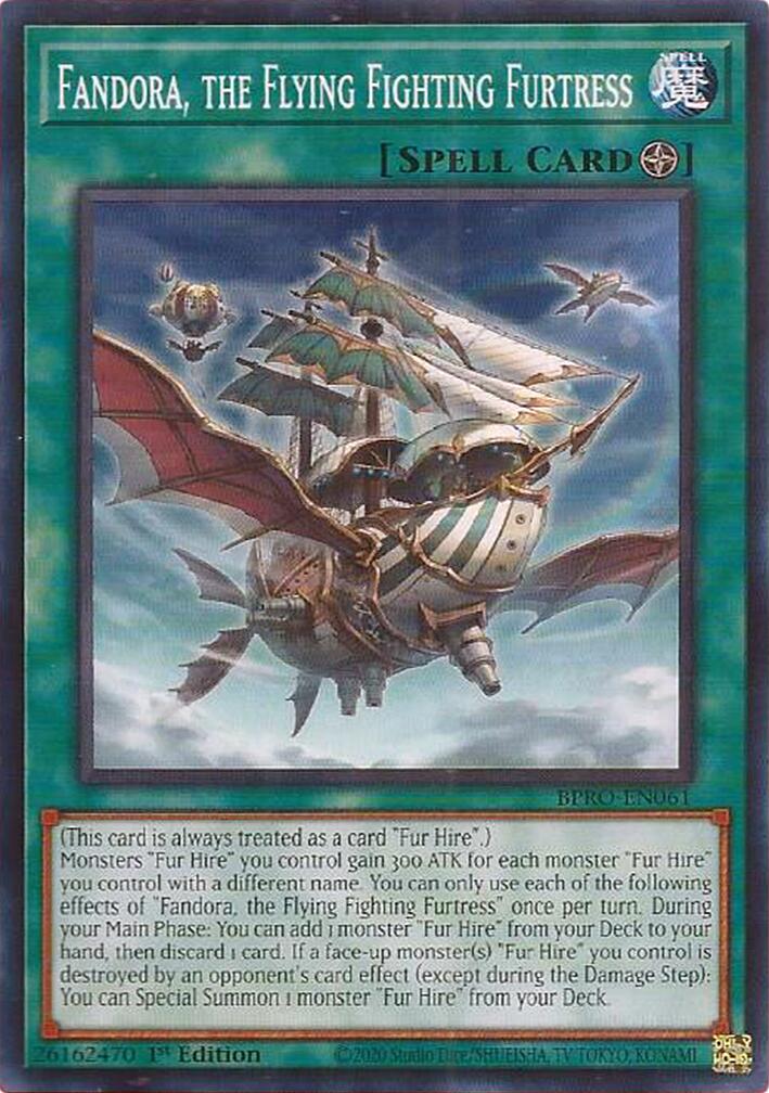 Fandora, the Flying Fighting Furtress [BPRO-EN061] Common | Black Swamp Games