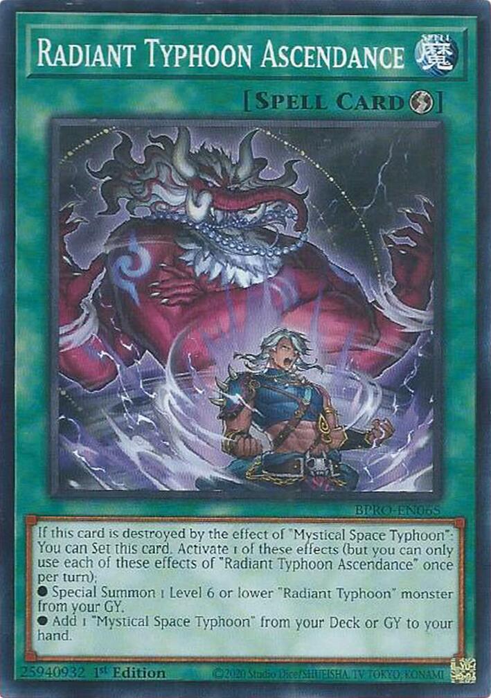 Radiant Typhoon Ascendance [BPRO-EN065] Common | Black Swamp Games