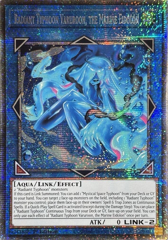 Radiant Typhoon Varuroon, the Marine Eidolon [BPRO-EN049] Starlight Rare | Black Swamp Games