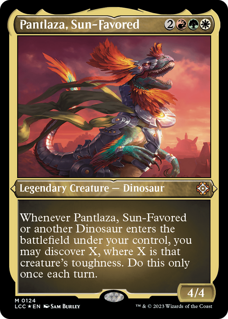 Pantlaza, Sun-Favored (Display Commander) [The Lost Caverns of Ixalan Commander] | Black Swamp Games