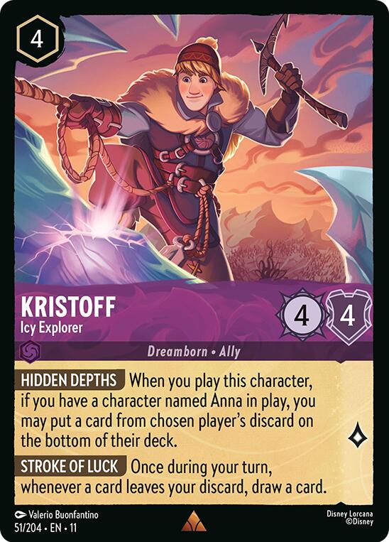 Kristoff - Icy Explorer (51/204) [Winterspell] | Black Swamp Games