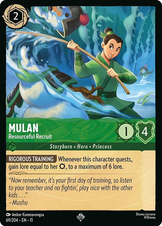 Mulan - Resourceful Recruit (69/204) [Winterspell] | Black Swamp Games