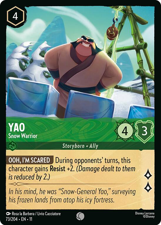 Yao - Snow Warrior (73/204) [Winterspell] | Black Swamp Games
