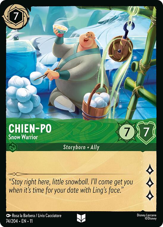 Chien-Po - Snow Warrior (74/204) [Winterspell] | Black Swamp Games