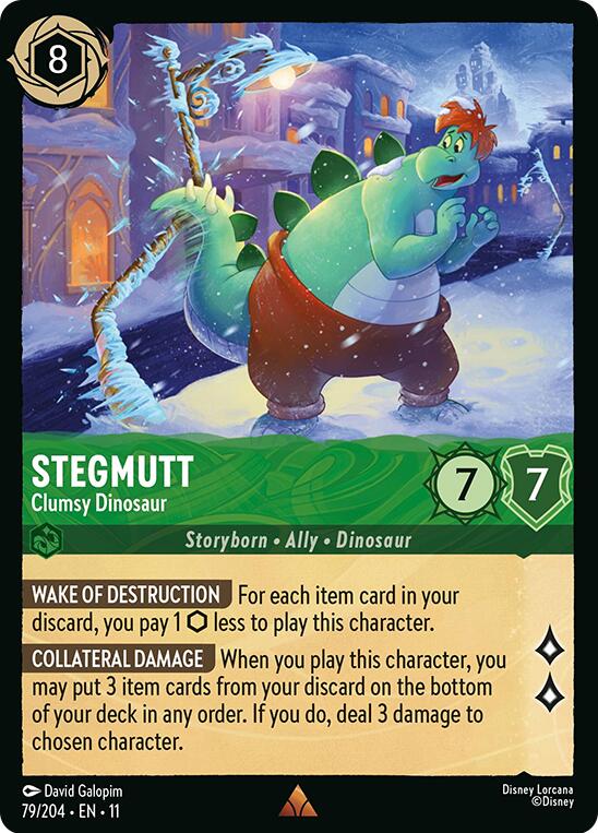Stegmutt - Clumsy Dinosaur (79/204) [Winterspell] | Black Swamp Games