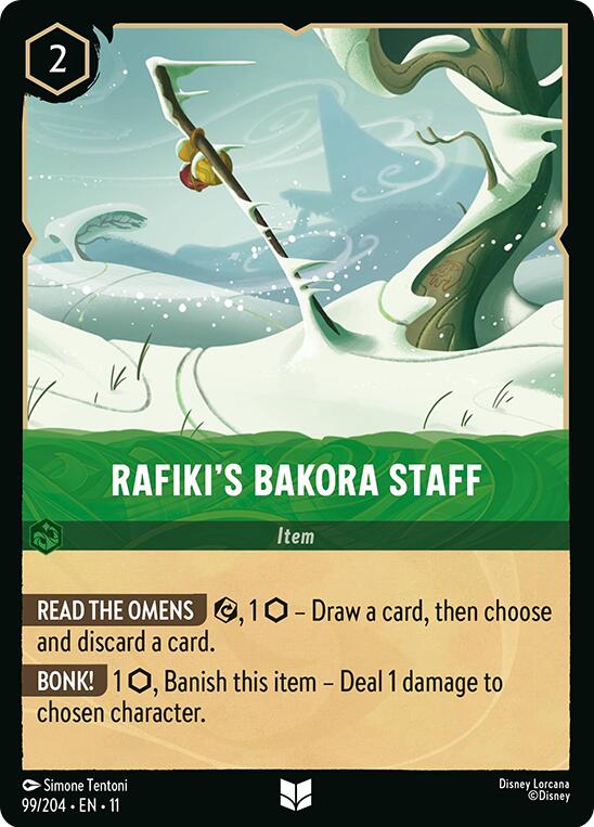 Rafiki's Bakora Staff (99/204) [Winterspell] | Black Swamp Games