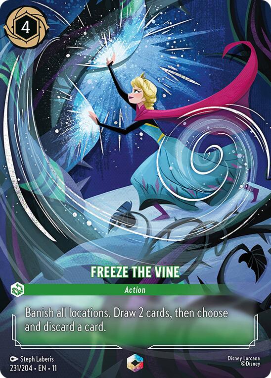 Freeze the Vine (Enchanted) (231/204) [Winterspell] | Black Swamp Games