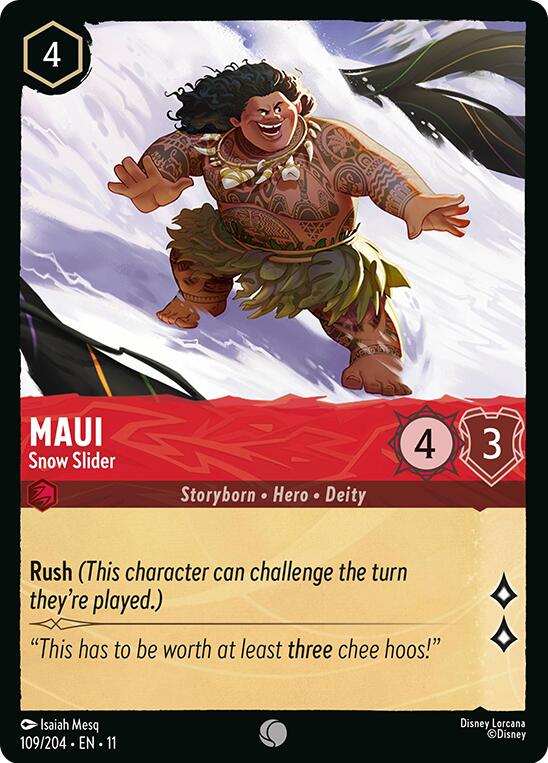 Maui - Snow Slider (109/204) [Winterspell] | Black Swamp Games