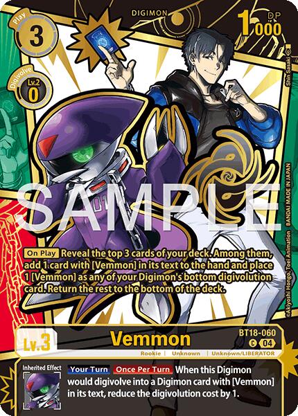 Vemmon [BT18-060] (Rare Pull) [Dawn of Liberator] | Black Swamp Games