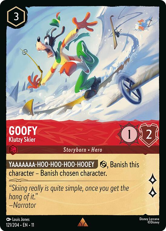 Goofy - Klutzy Skier (121/204) [Winterspell] | Black Swamp Games