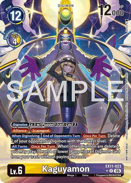 Kaguyamon [EX11-023] (Box Topper) [Dawn of Liberator] | Black Swamp Games