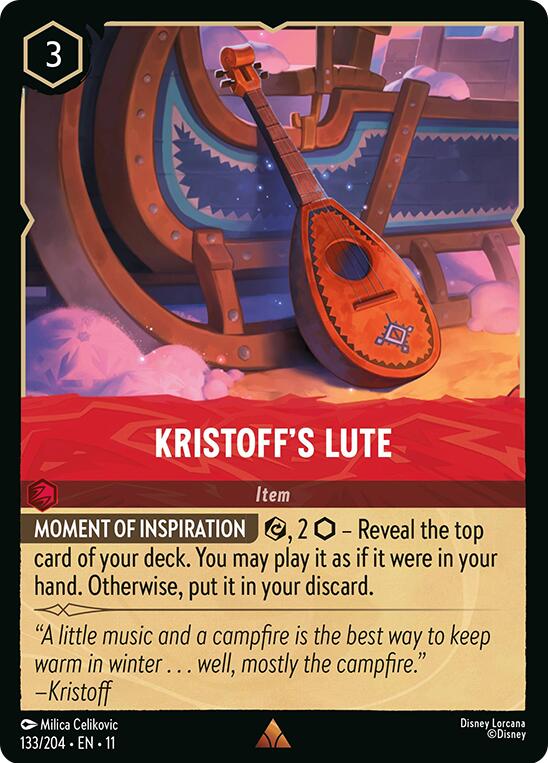 Kristoff's Lute (133/204) [Winterspell] | Black Swamp Games