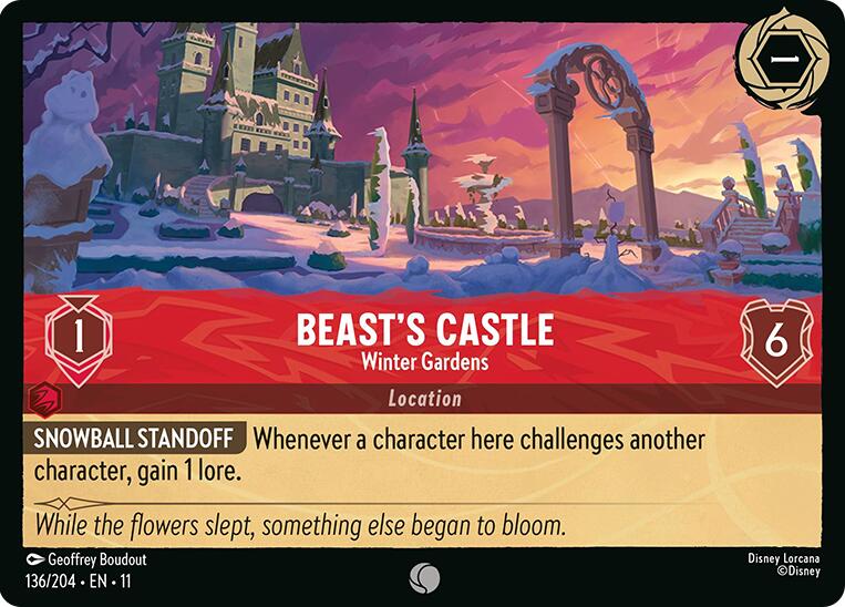 Beast's Castle - Winter Gardens (136/204) [Winterspell] | Black Swamp Games