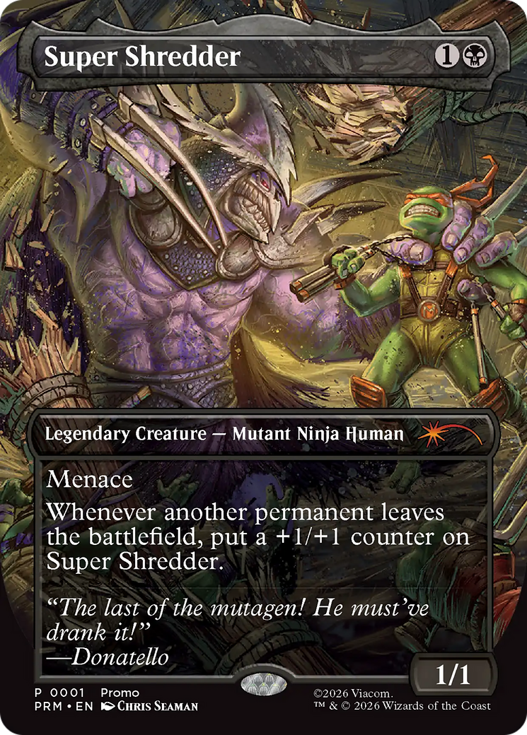 Super Shredder (Borderless) [Spotlight Series] | Black Swamp Games