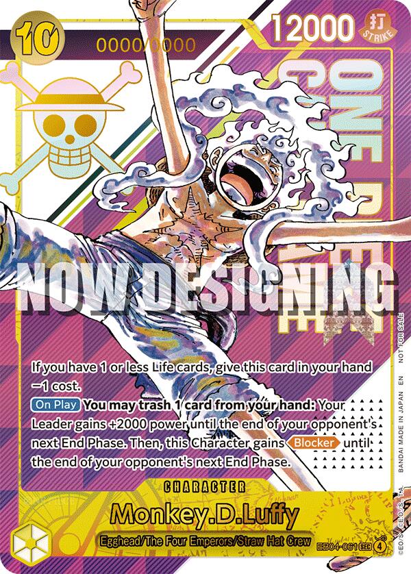 Monkey.D.Luffy (EB04-061) (Serial Numbered) [One Piece Promotion Cards] | Black Swamp Games