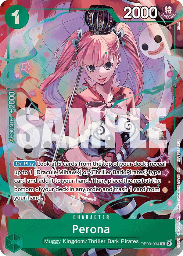 Perona (OP09-034) [Starter Deck: Film Edition] | Black Swamp Games