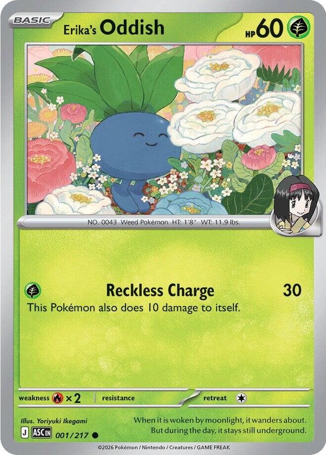 Erika's Oddish (001/217) [Mega Evolution: Ascended Heroes] | Black Swamp Games