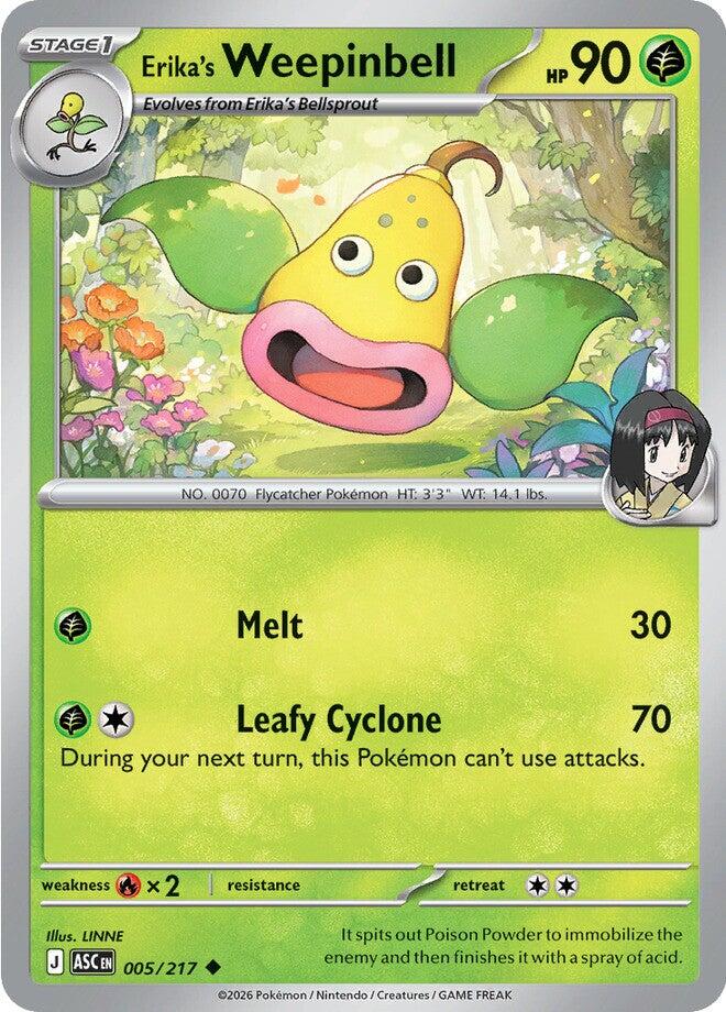 Erika's Weepinbell (005/217) [Mega Evolution: Ascended Heroes] | Black Swamp Games