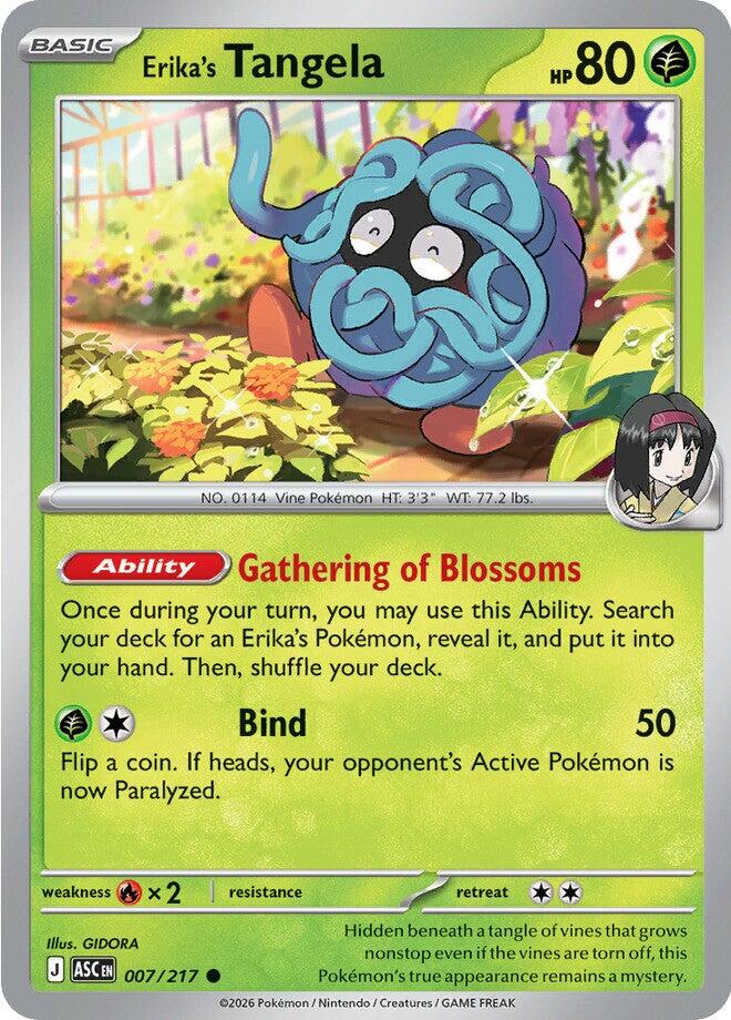 Erika's Tangela (007/217) [Mega Evolution: Ascended Heroes] | Black Swamp Games