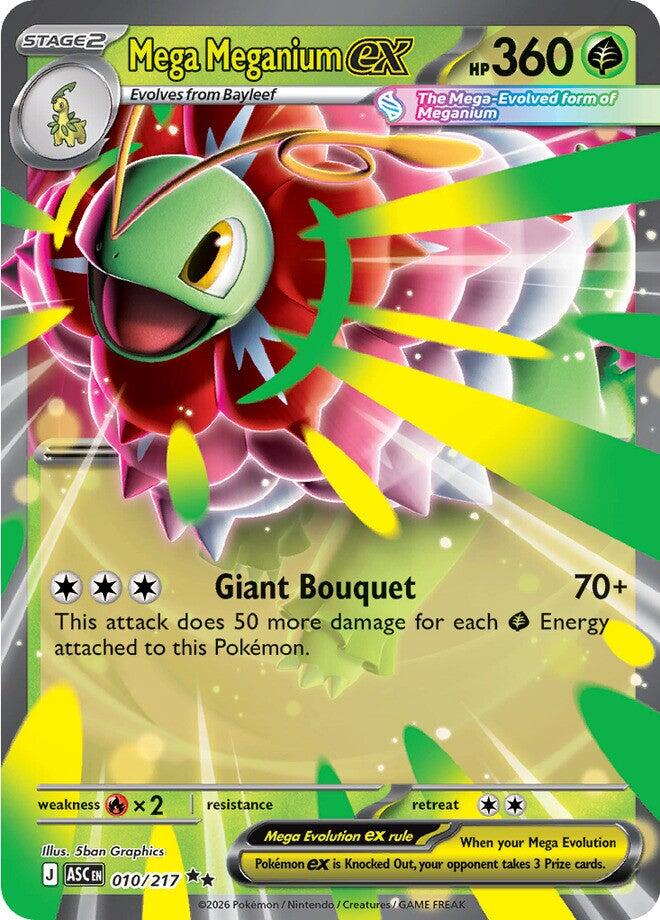 Mega Meganium ex (010/217) [Mega Evolution: Ascended Heroes] | Black Swamp Games